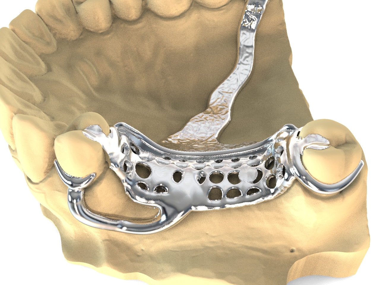Model Render Top View