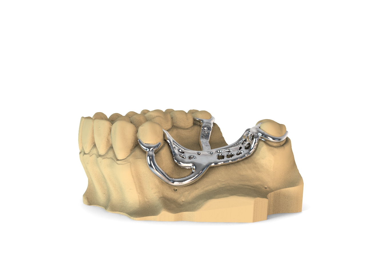 Model Render Side View